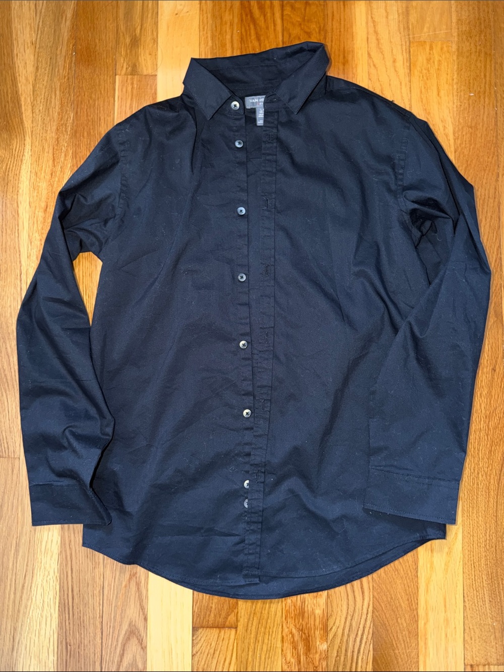 Black button down shirt